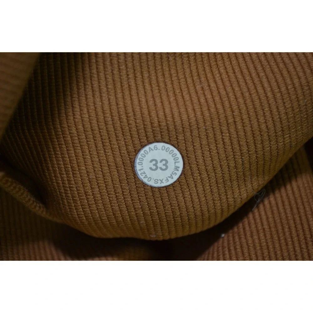 Lululemon Crop Pant Mens Sz 33 (33x30) Copper Brown ABC Relaxed Fit Cord Stretch